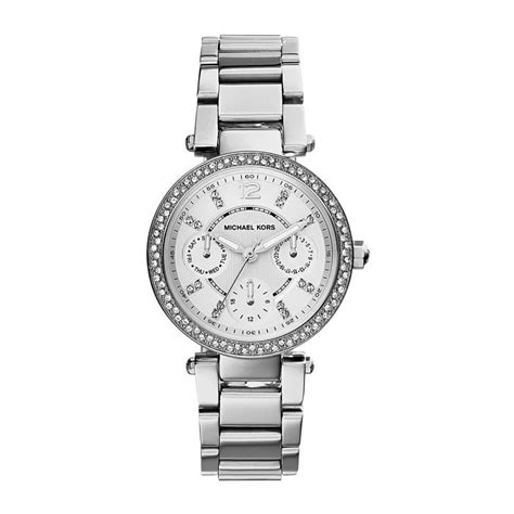 michael kors silver watch pearl face|Mini Sage Pavé Silver.